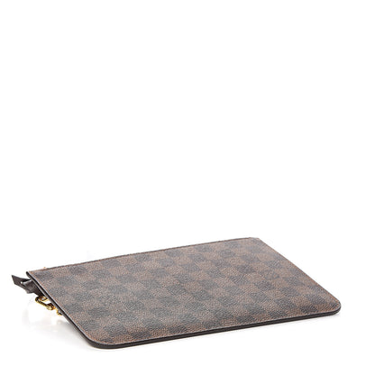 Louis Vuitton Damier Ebene Neverfull MM GM Pochette Rose Ballerine 3 of 6