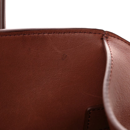 The Row Polished Saddle Calfskin Soft Margaux 15 Cognac 12 of 18