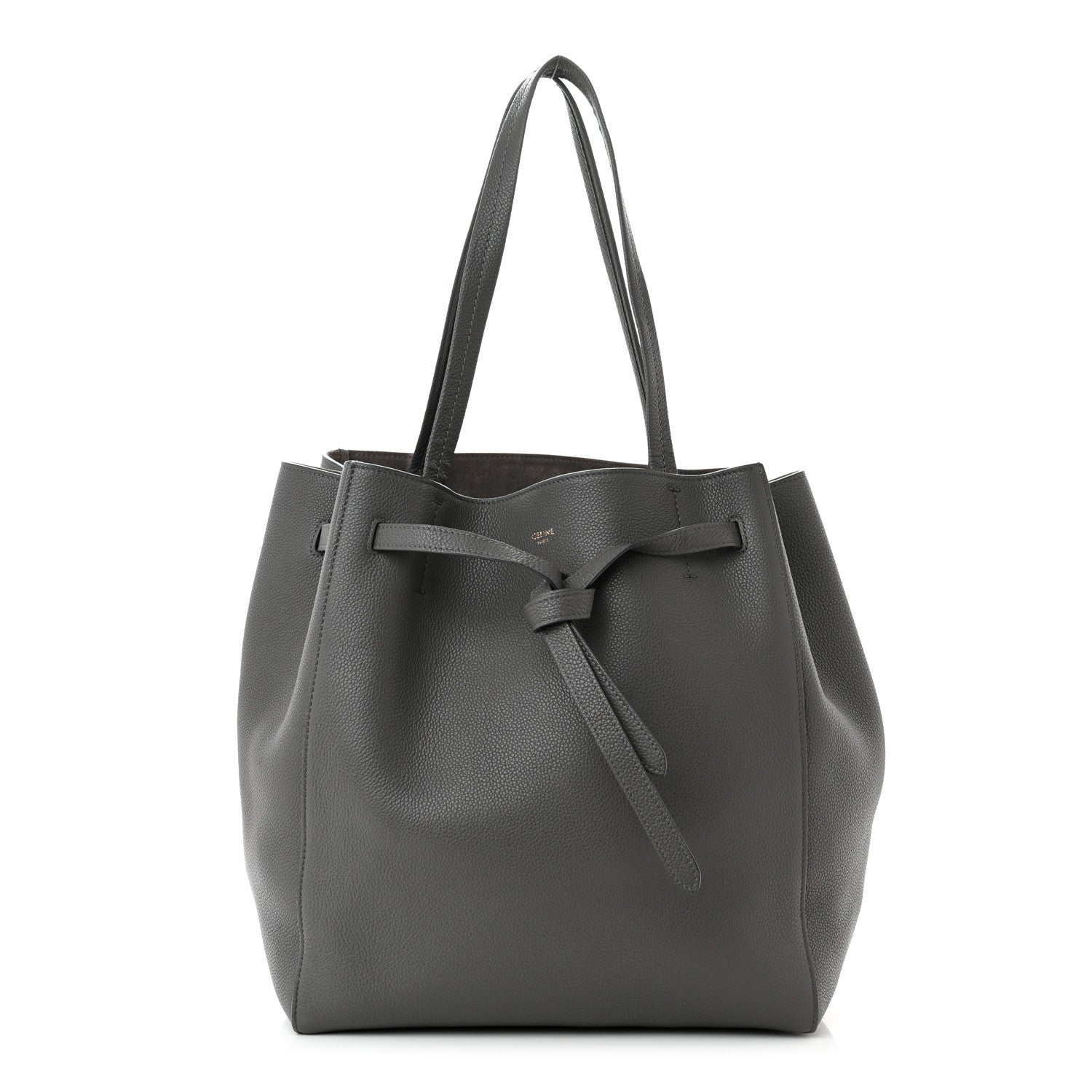 Celine Soft Grained Calfskin Medium Belt Cabas Phantom Taupe 1 of 11