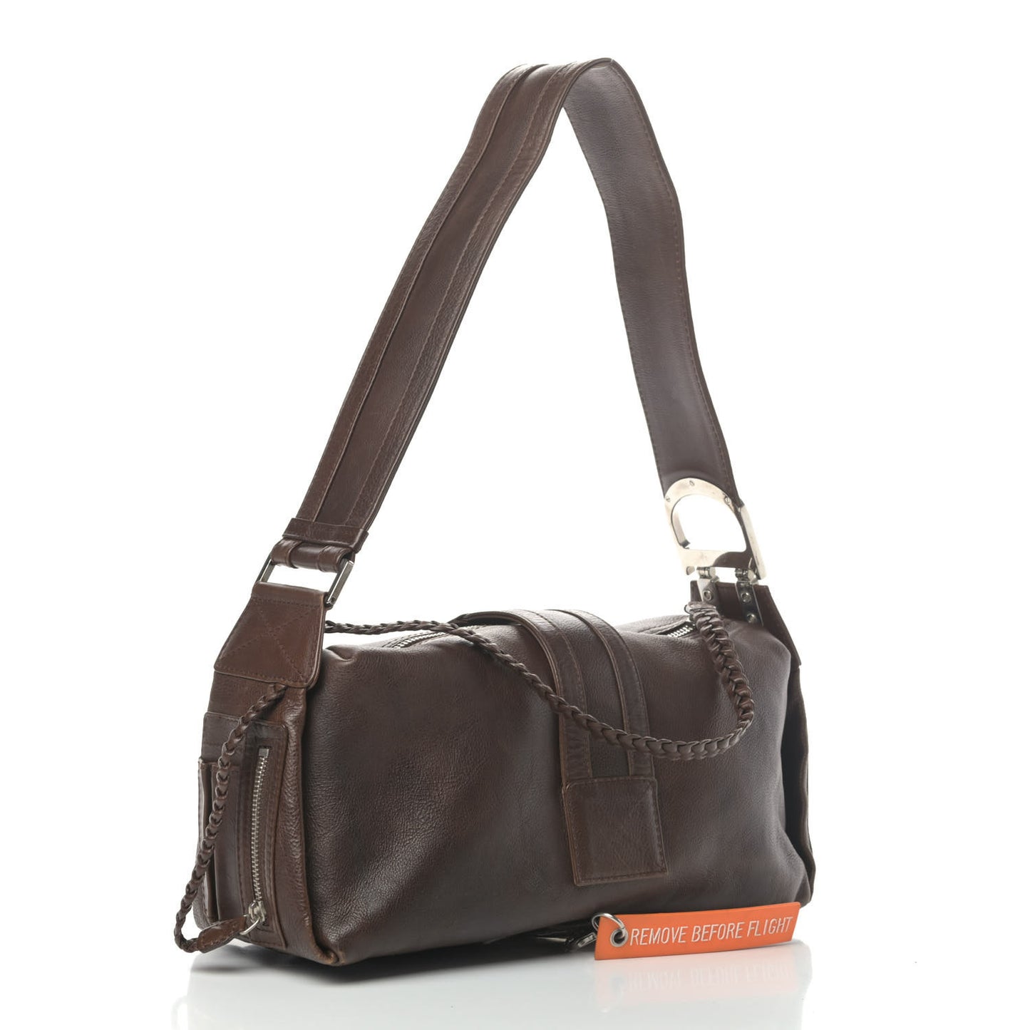 Calfskin Flight East West Bag Brown