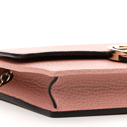Gucci Dollar Calfskin Interlocking G Chain Wallet Soft Pink 9 of 10