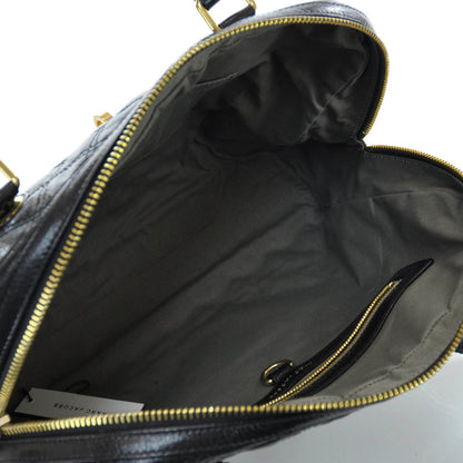 Marc Jacobs Leather Quilted Karlie Satchel Black 7 of 9