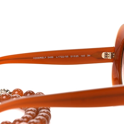 Chanel Acetate Round Sunglasses 5489 Brown 5 of 8