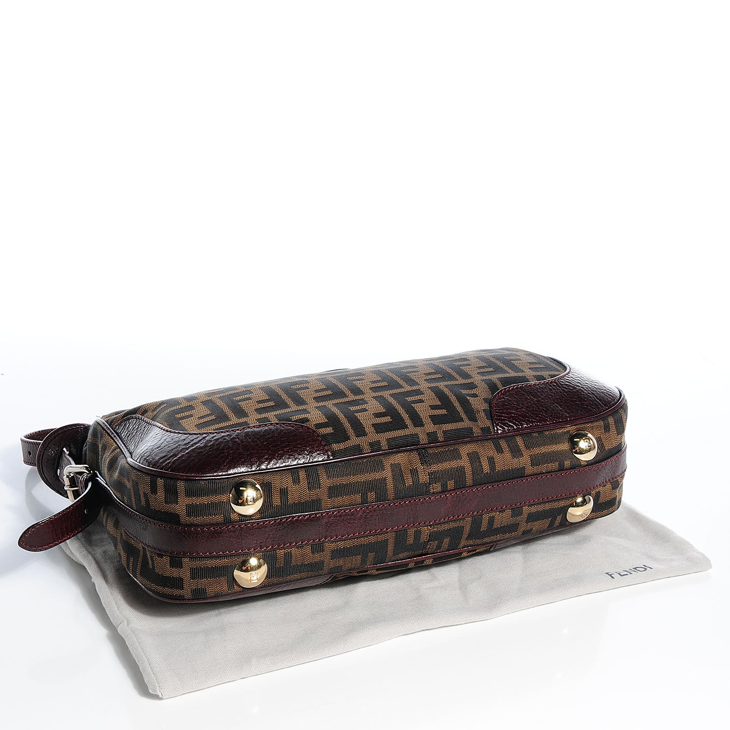 Fendi Zucca Hobo It Bag Tobacco 5 of 11