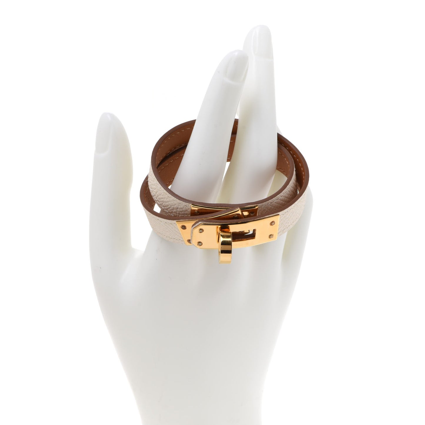 Epsom Kelly Double Tour Bracelet T2 Nata