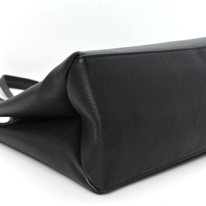 Louis Vuitton Grained Calfskin Lockme Shopper Black 8 of 10
