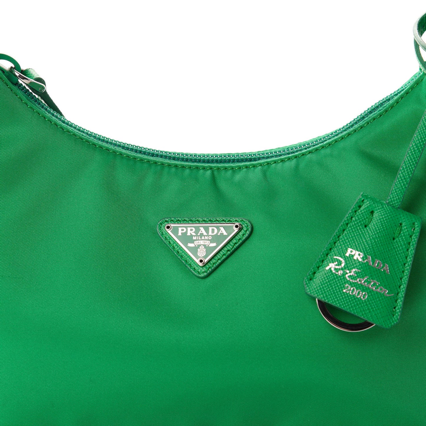Tessuto Nylon Mini Re-Edition 2000 Bag Menta