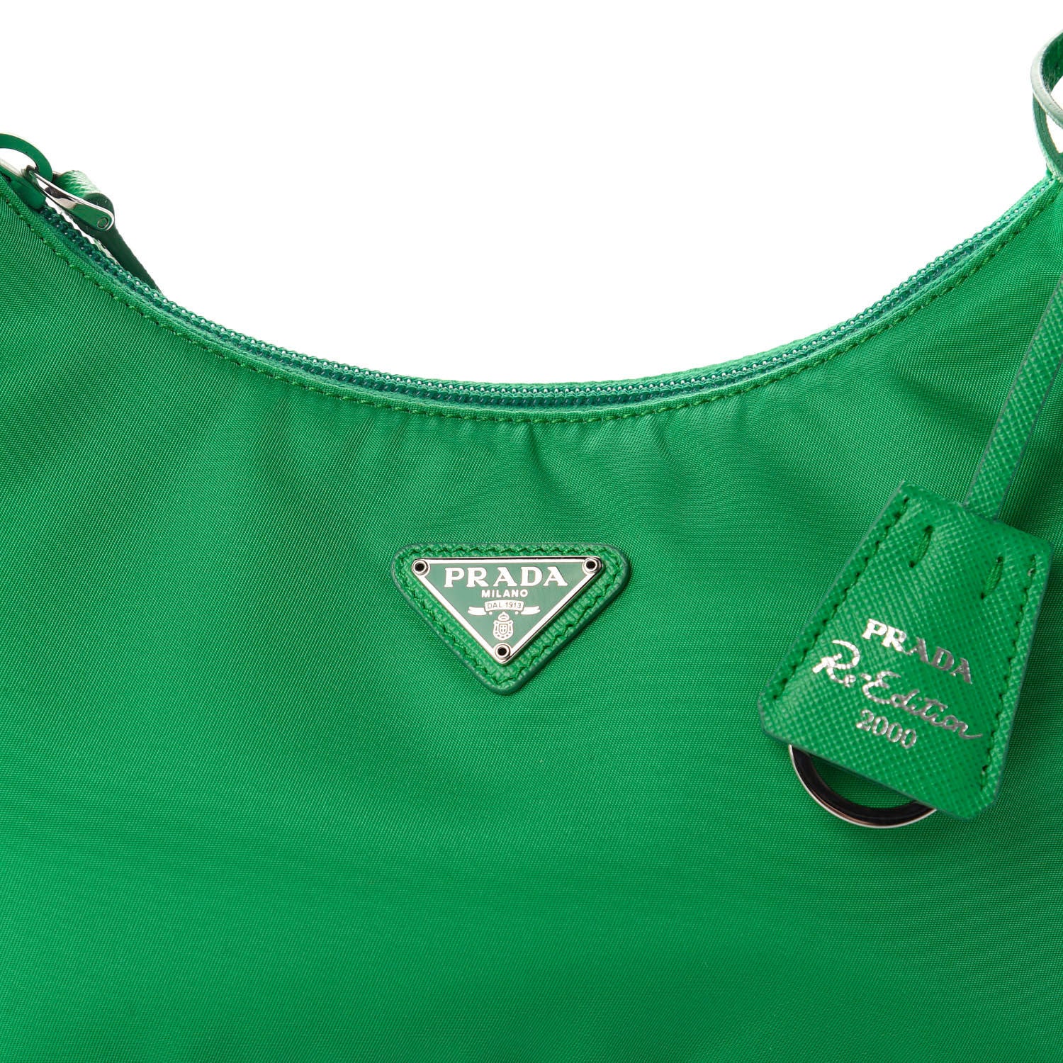 Prada Tessuto Nylon Mini Re-Edition 2000 Bag Menta 11 of 11