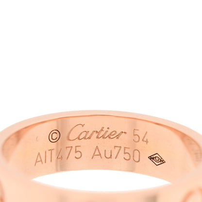 Cartier 18K Pink Gold 5.5mm LOVE Ring 54 6.75 4 of 5