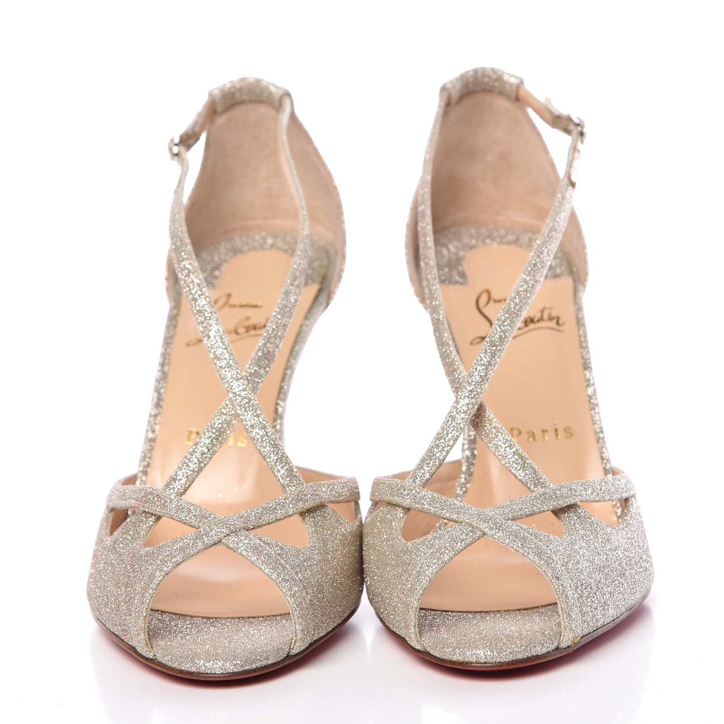 Glitter Madalena 85 Pumps 39 Ivory
