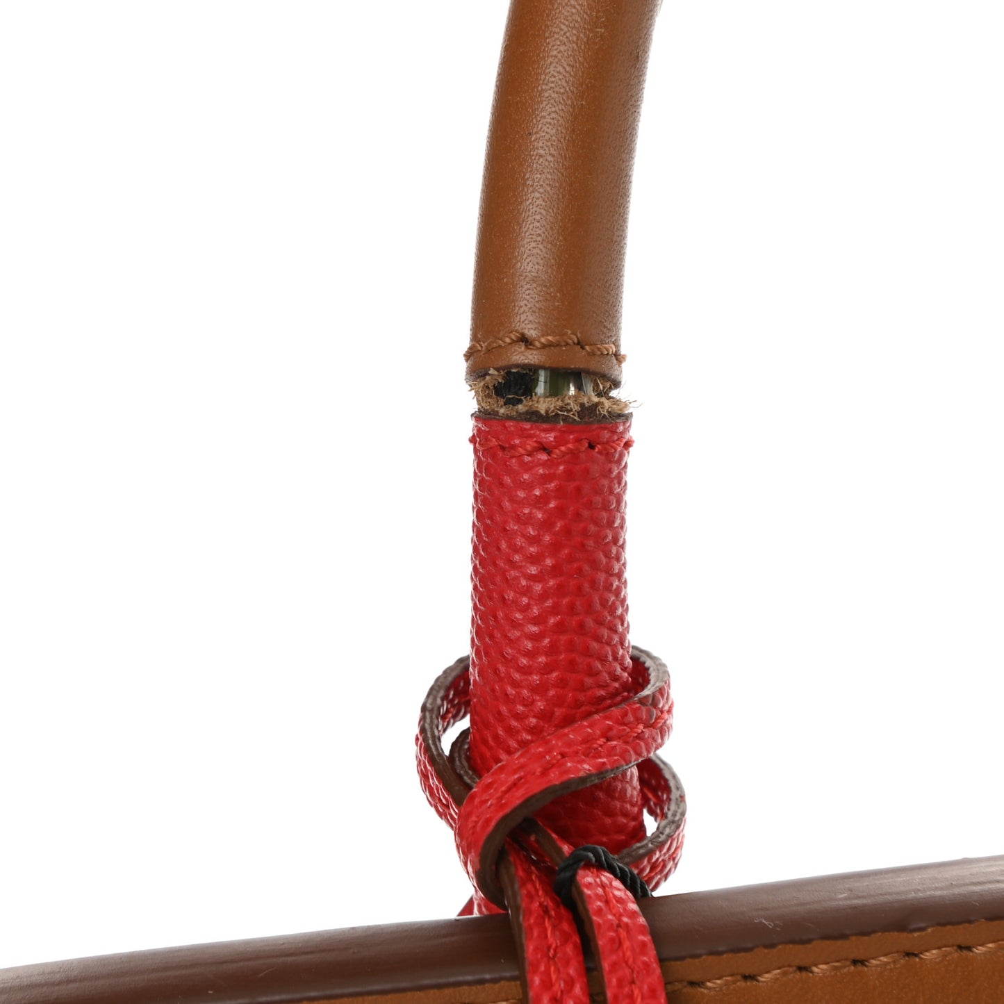Calfskin Medium Society Top Handle Tote Tan