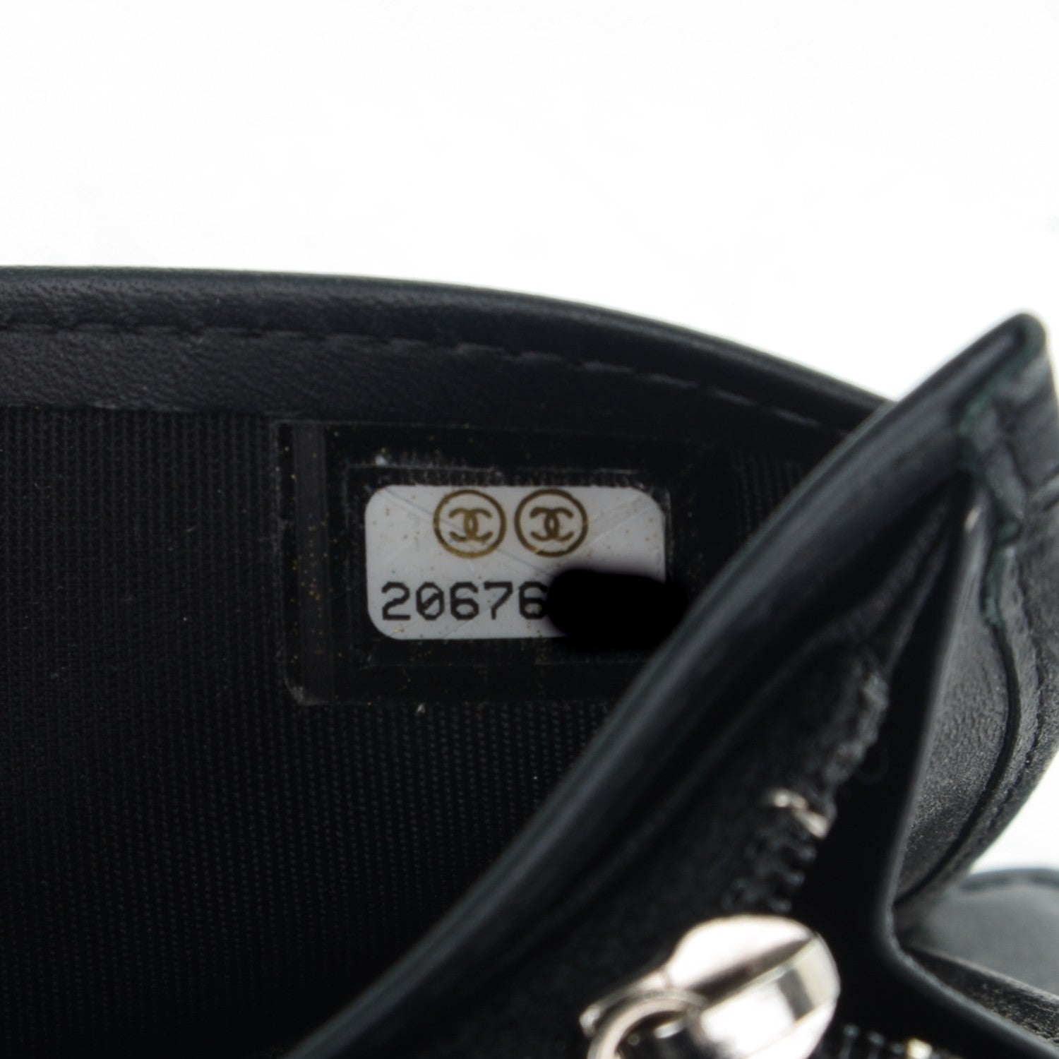 Chanel Caviar Timeless CC Yen Wallet Black 8 of 8