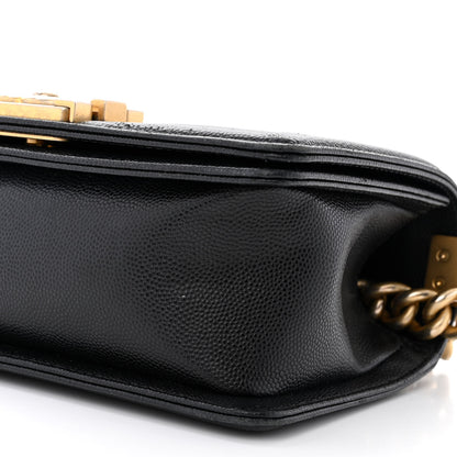 Chanel Caviar Quilted Small Boy Flap Black 10 of 14