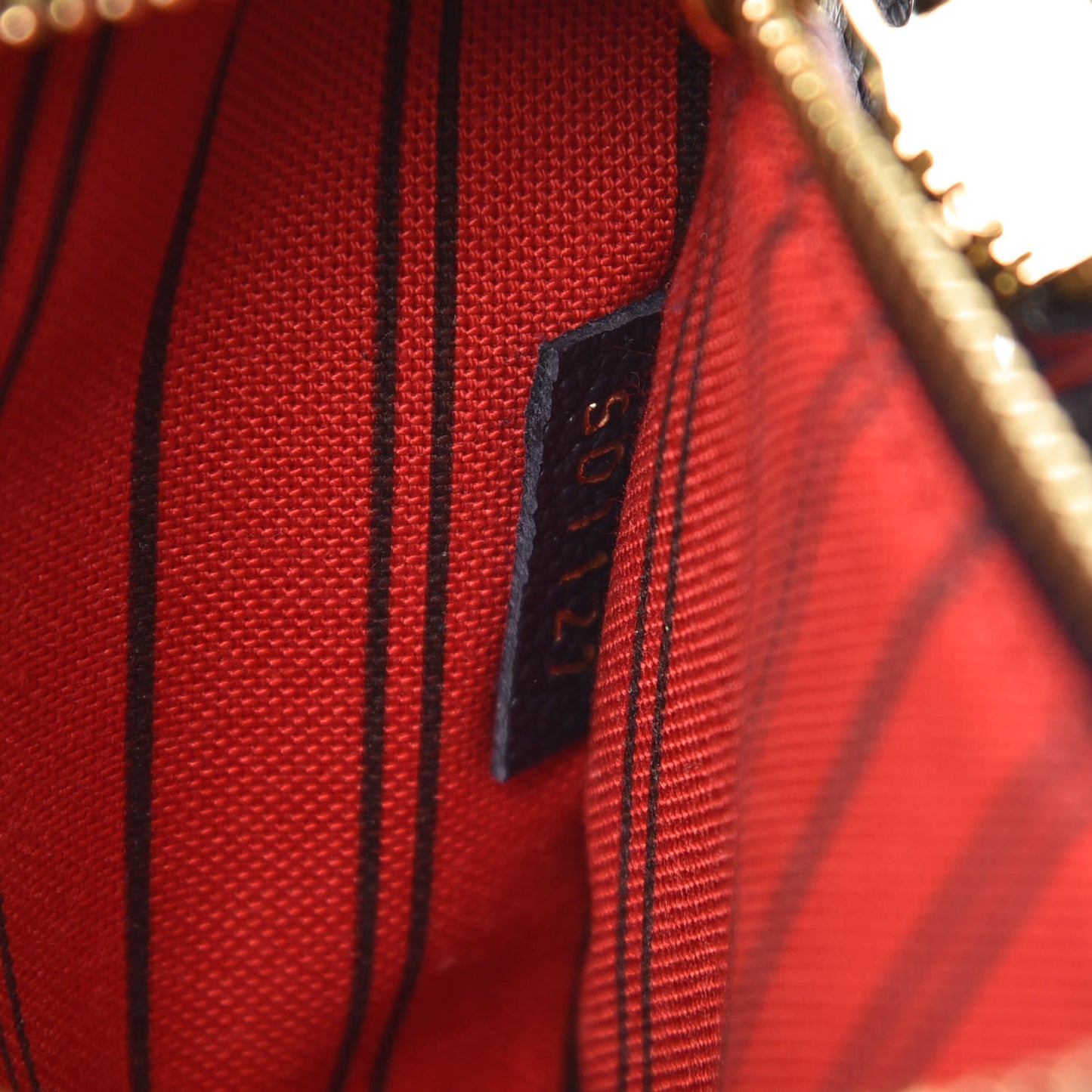 Empreinte Pochette Metis Marine Rouge