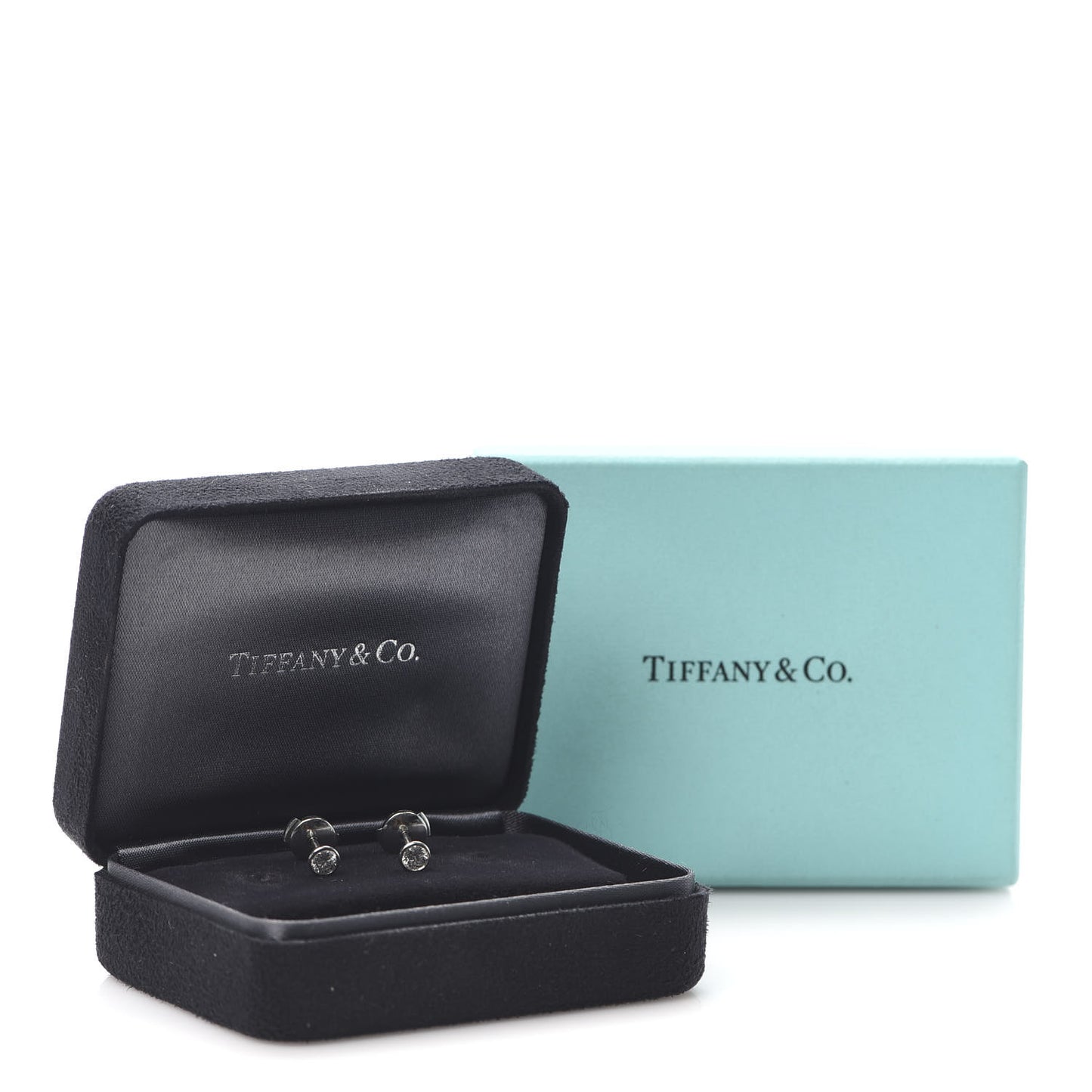 Platinum Diamond .40ctw Elsa Peretti Diamonds By The Yard Earrings