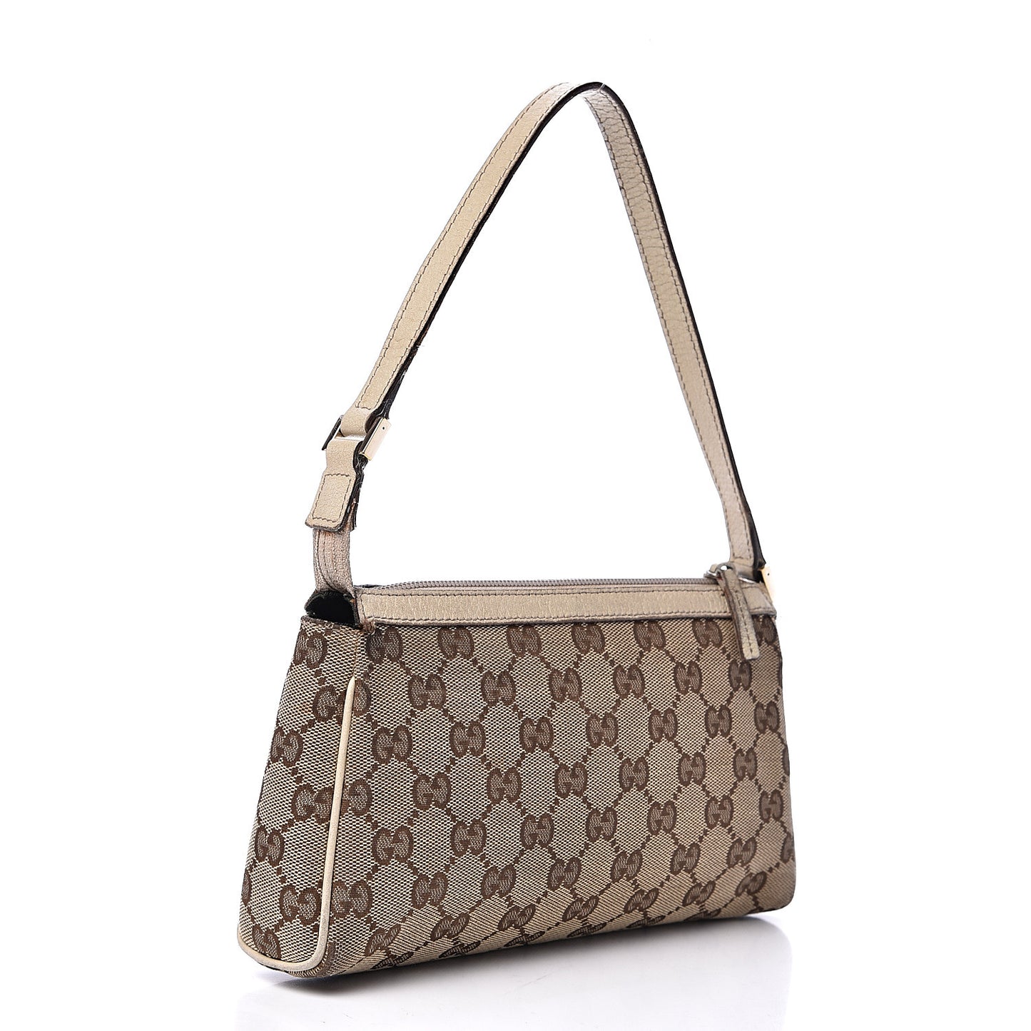 Monogram D Ring Cosmetic Case White