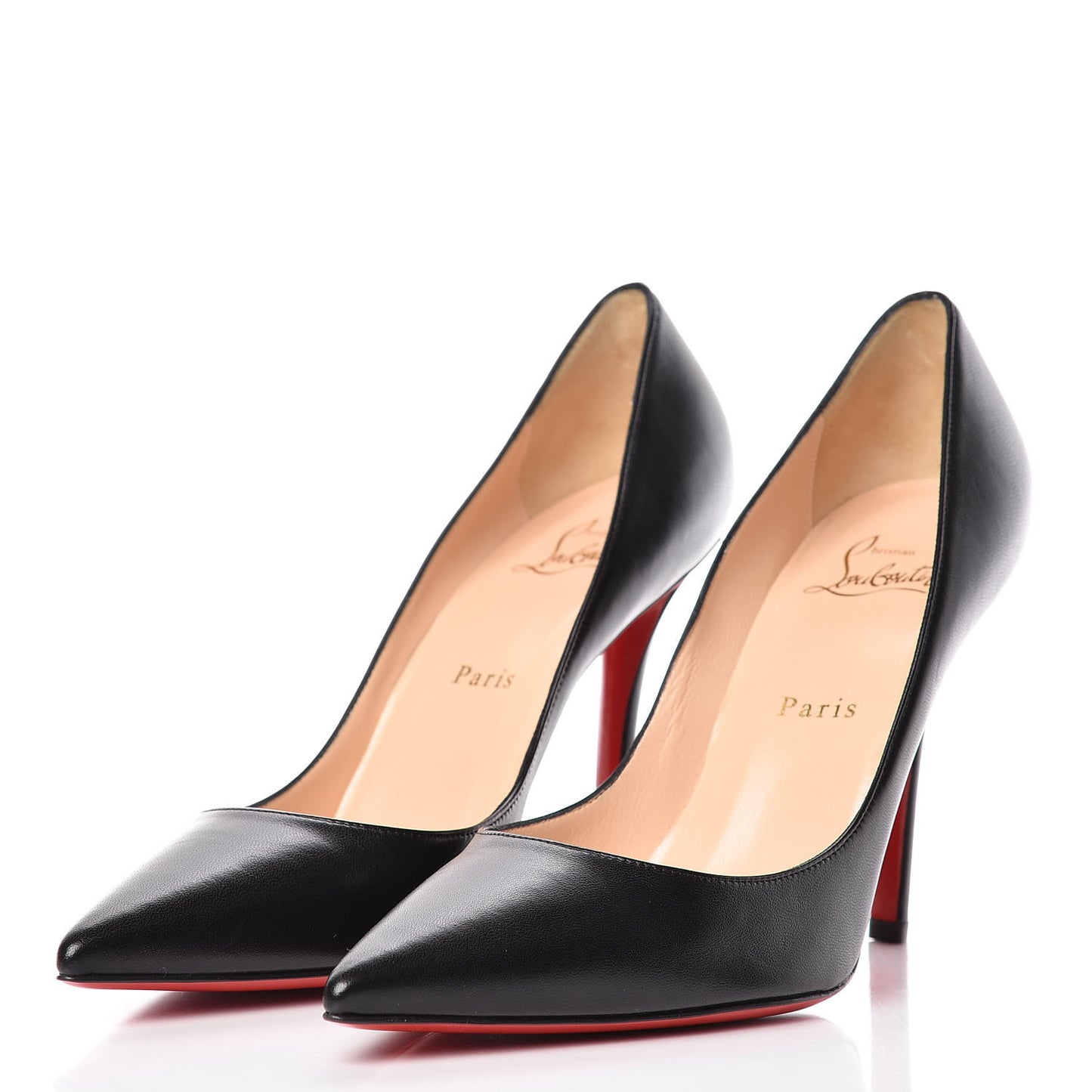 Shiny Nappa Apostrophy 100 Pumps 39 Black