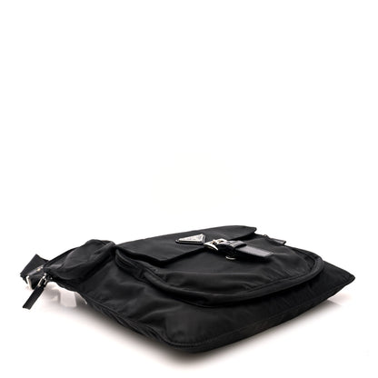 Prada Nylon Vela Sling Messenger Bag Black 4 of 9