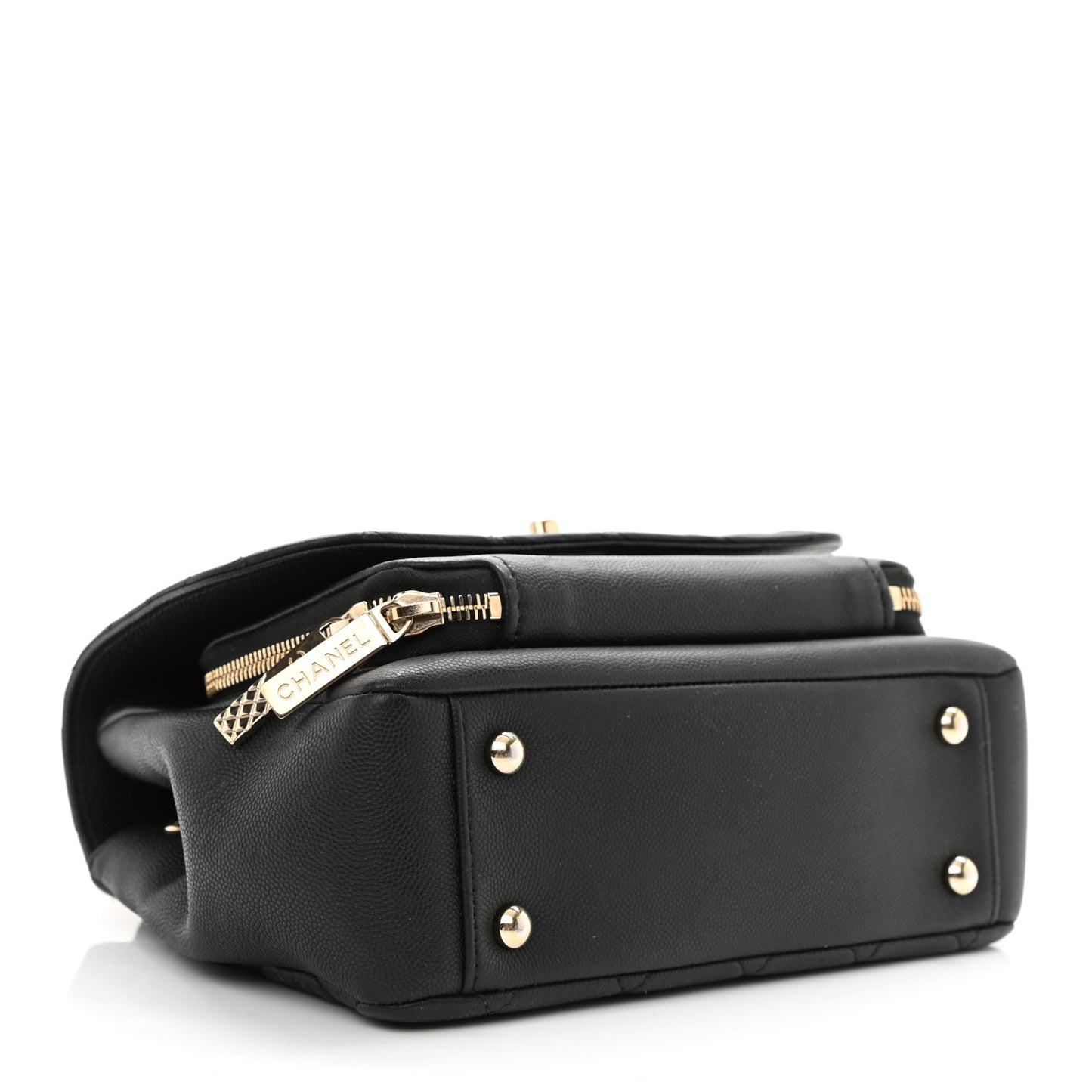 Caviar Quilted Medium Business Affinity Flap Black