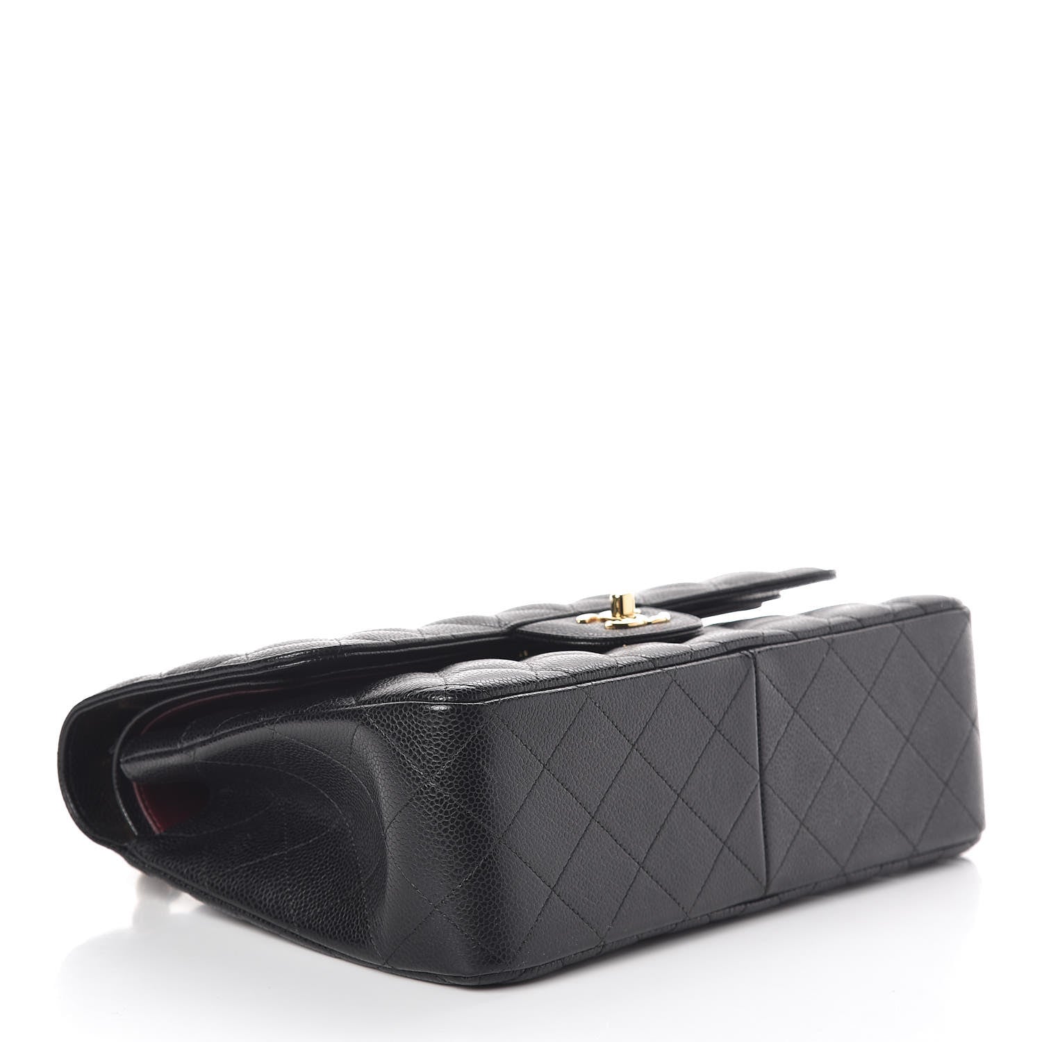 Chanel Caviar Quilted Jumbo Double Flap Black 4 of 9