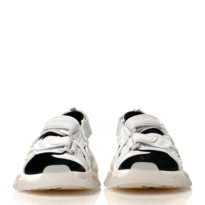 Balenciaga Neoprene Rubber Clear Sole Womens Track Sandals 37 White Black 2 of 8