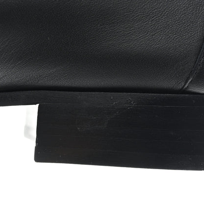 Chanel Calfskin Lambskin CC Loafers 39 Black 9 of 12