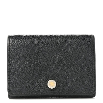 Louis Vuitton Empreinte Business Card Holder Black 1 of 7