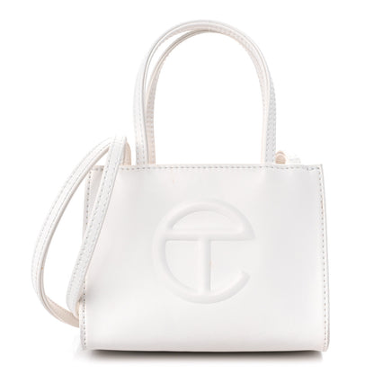 Telfar Vegan Leather Small Shopping Bag White 1 of 13