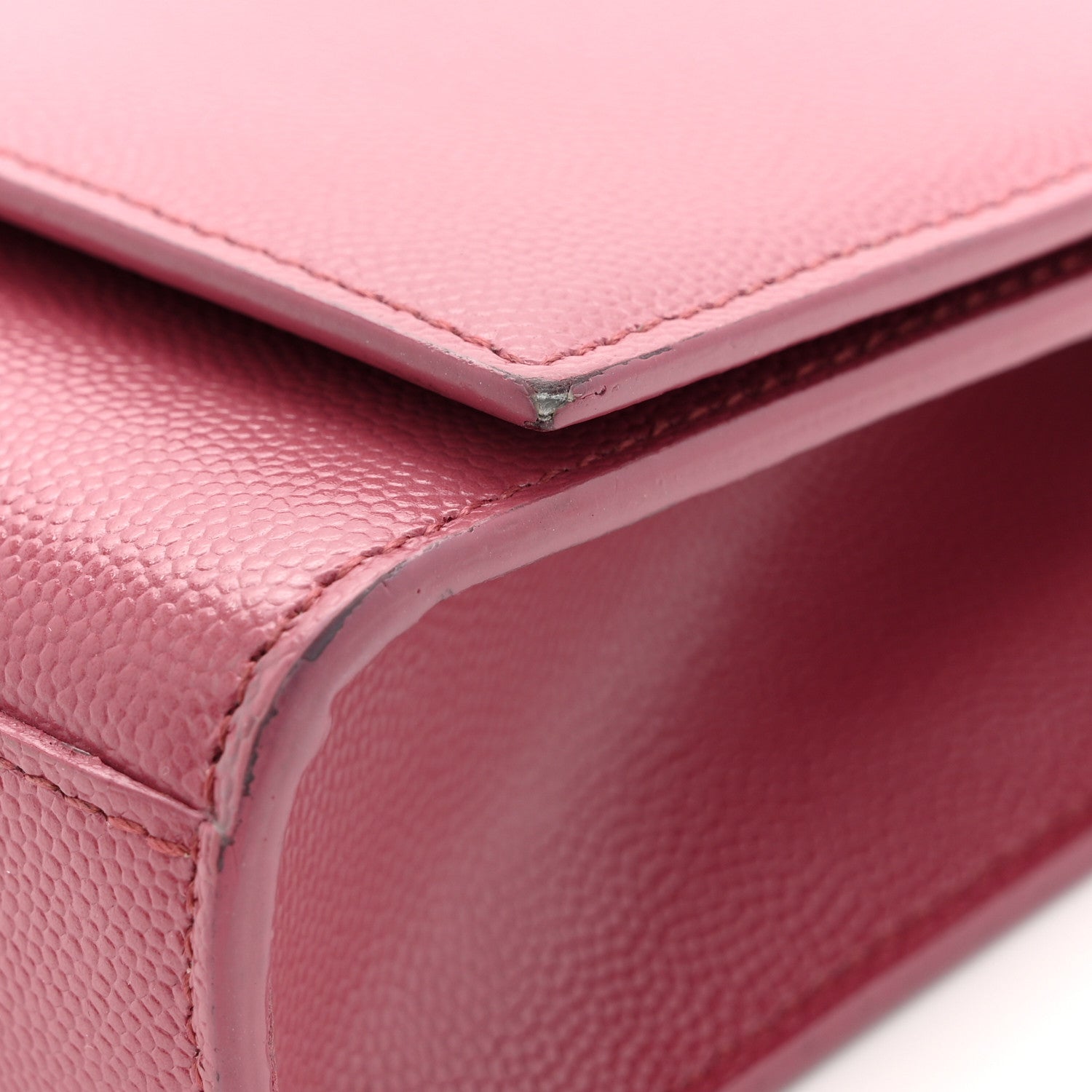 Saint Laurent Grain De Poudre Small Classic Monogram Kate Satchel Mystic Rose 12 of 14