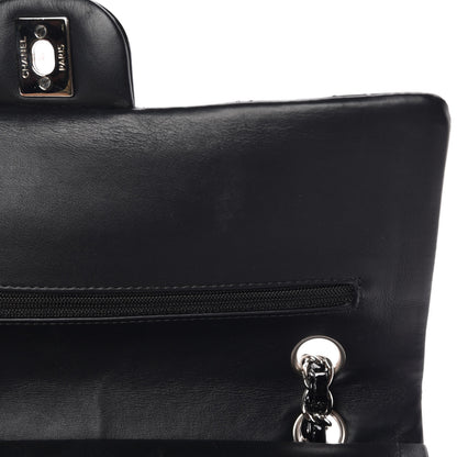 Chanel Patent Quilted Medium Double Flap Black 9 of 17