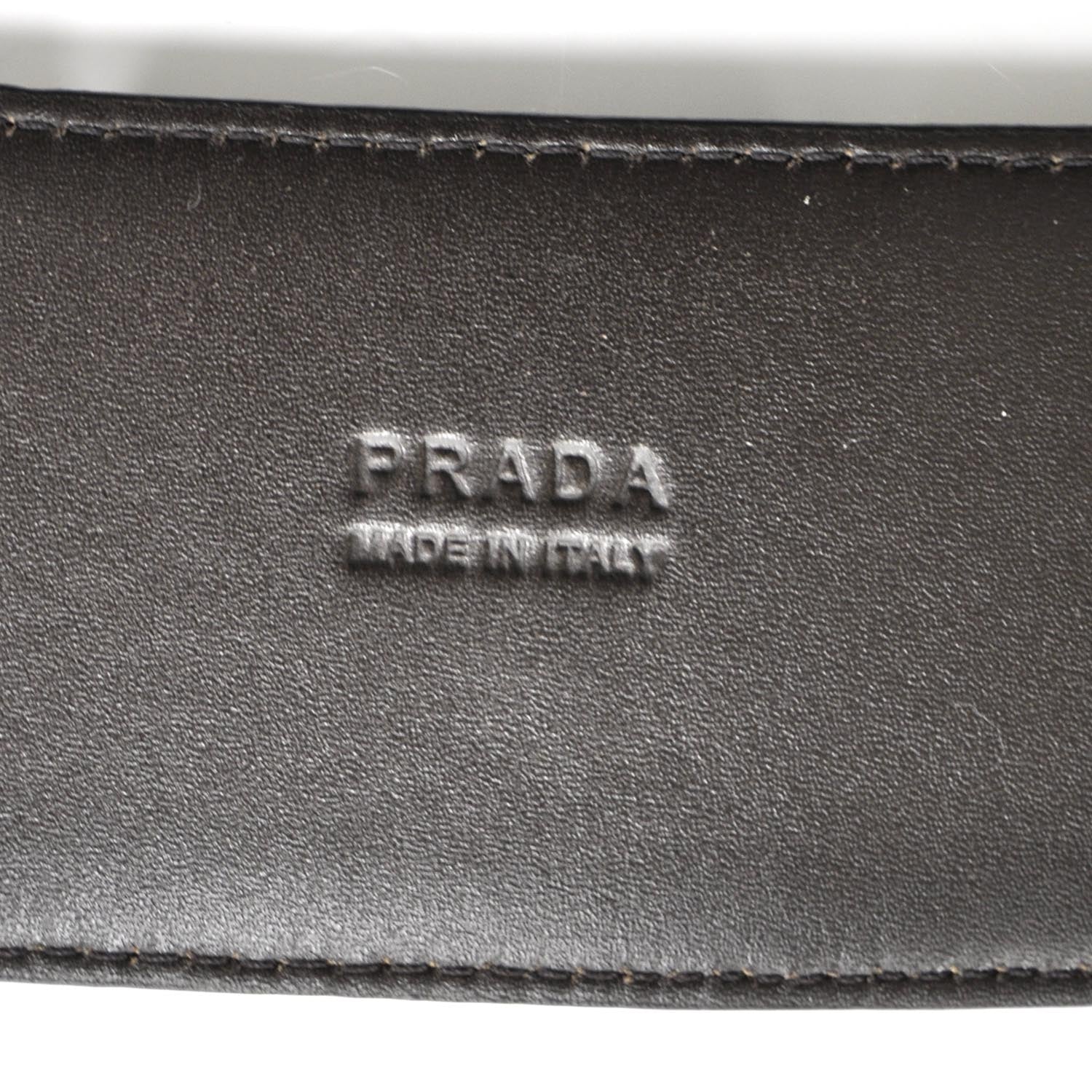 Prada Python Silver Buckle Belt 90 36 4 of 8