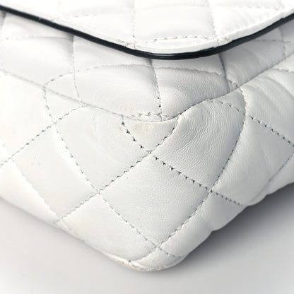 Versace Nappa Quilted Small Medusa Chain Crossbody White 9 of 10