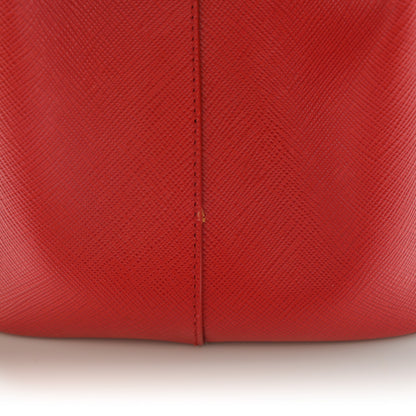 Prada Saffiano Medium Galleria Double Zip Tote Fuoco 23 of 25