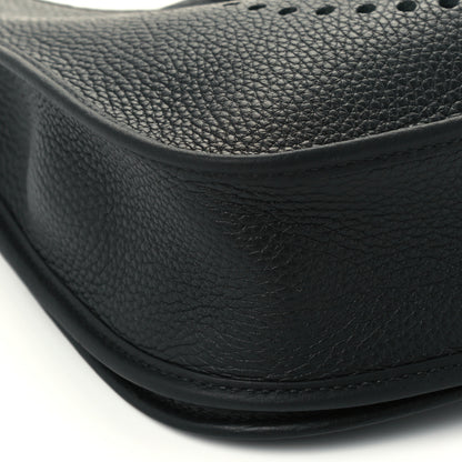 Hermes Taurillon Clemence Evelyne III PM Black 8 of 10