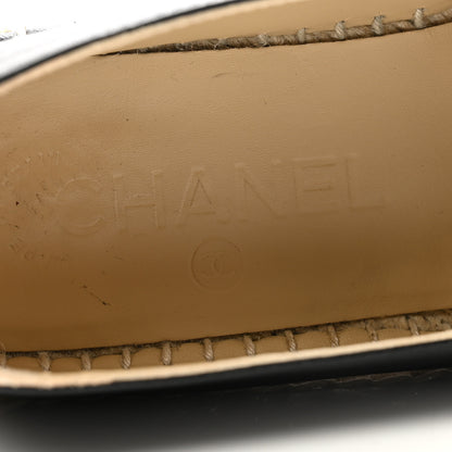 Chanel Lambskin CC Espadrilles 36 Black 6 of 9