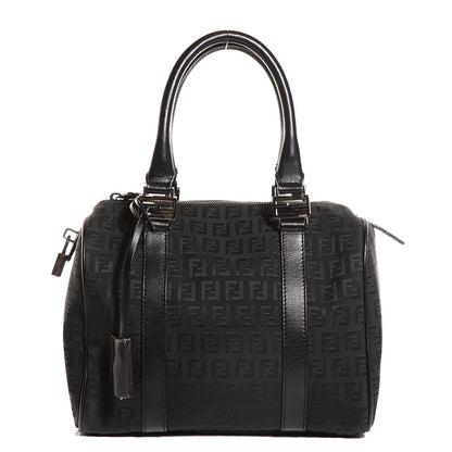 Fendi Zucchino Vitello Small Boston Black 1 of 10