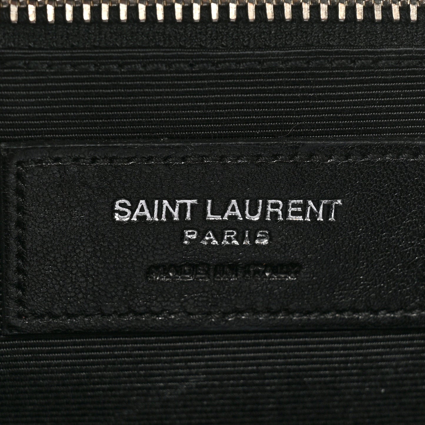 Grain de Poudre Matelasse Studded Large Monogram Satchel Black