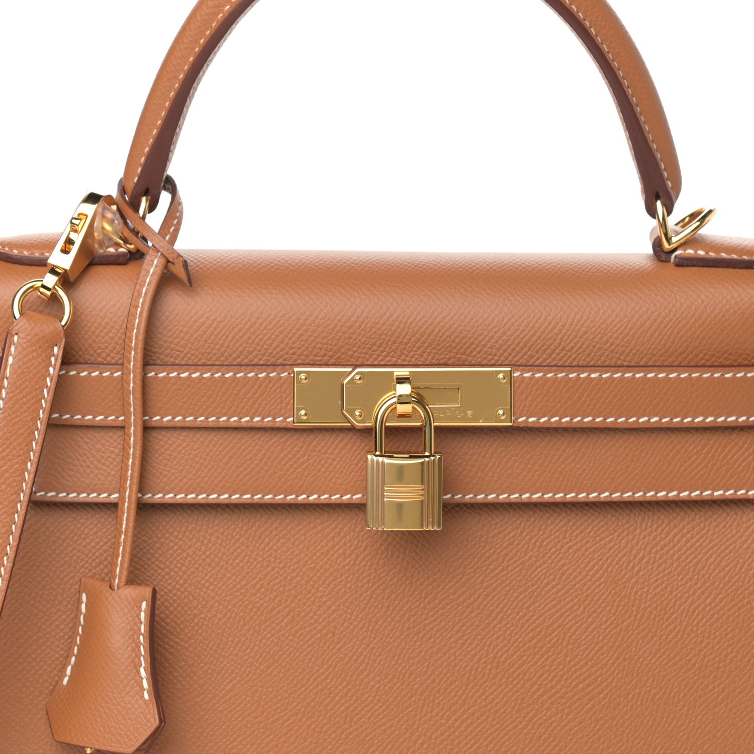 Hermes Epsom Kelly Sellier 28 Gold 8 of 12