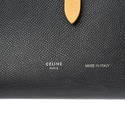 Celine Grained Calfskin Large Multifunction Strap Wallet Midnight 6 of 11