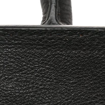 Prada Glace Calfskin Sound Tote Bag Militare Black 12 of 15