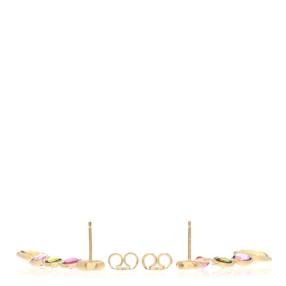 Marco Bicego 18K Yellow Gold Multi Gemstone Jaipur Earrings 3 of 4