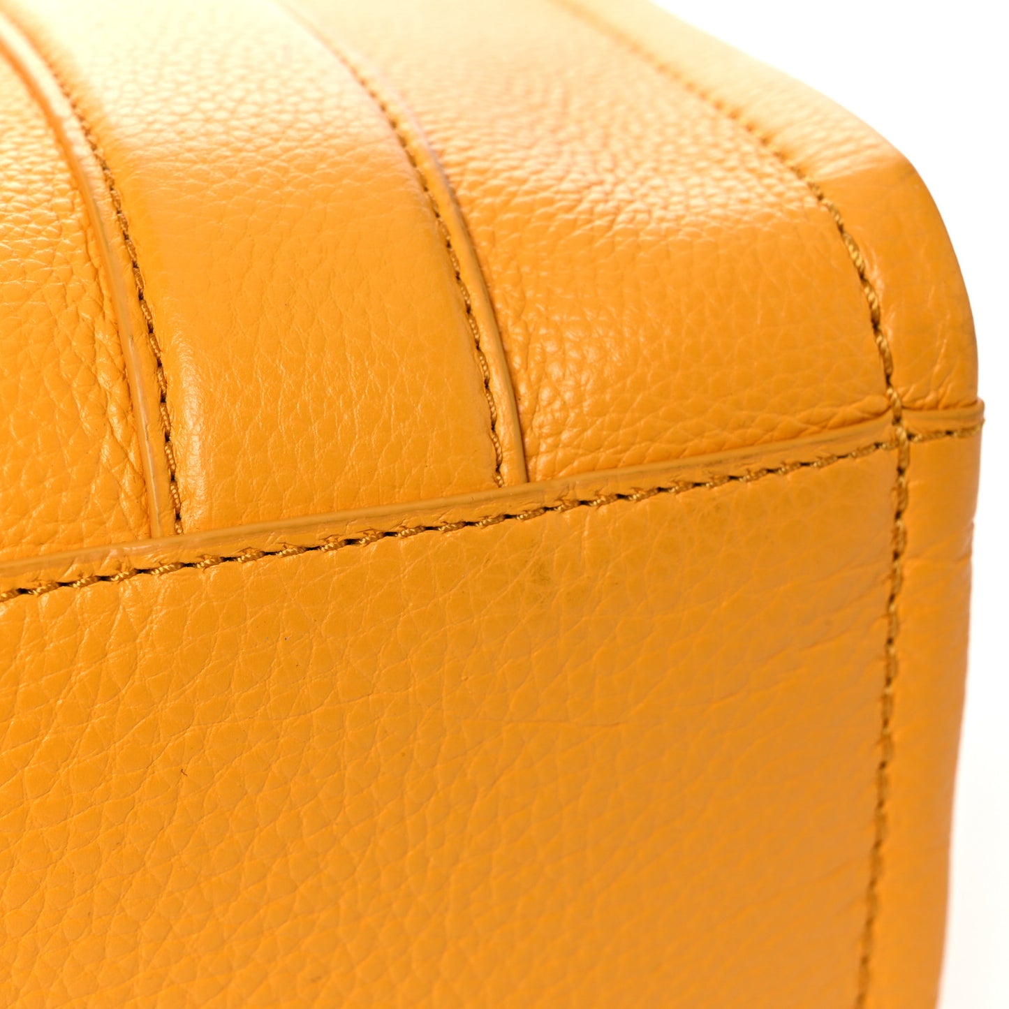 Grained Calfskin Small The Tote Bag Artisan Gold