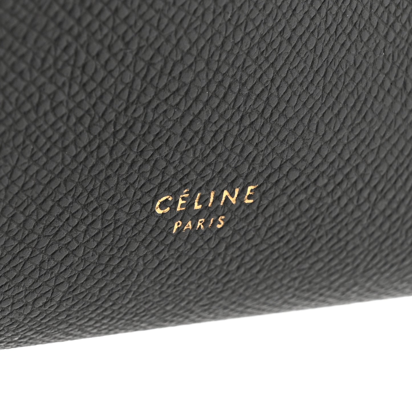 Grained Calfskin Mini Belt Bag Grey