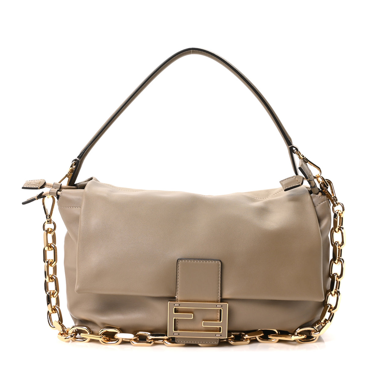 Nappa Large Mamma Baguette Dove Gray