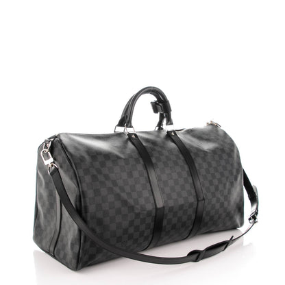 Louis Vuitton Damier Graphite Keepall Bandouliere 55 4 of 8
