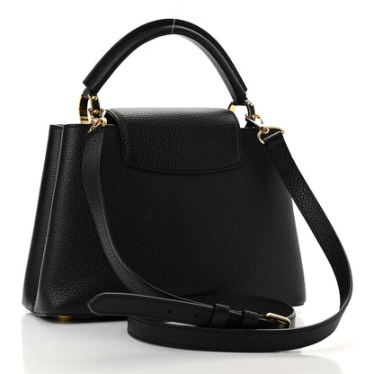 Louis Vuitton Taurillon Capucines BB Black 3 of 9