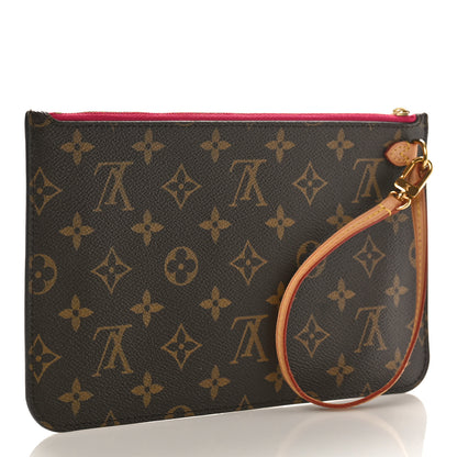 Louis Vuitton Monogram Neverfull MM GM Pochette Pivoine 3 of 8