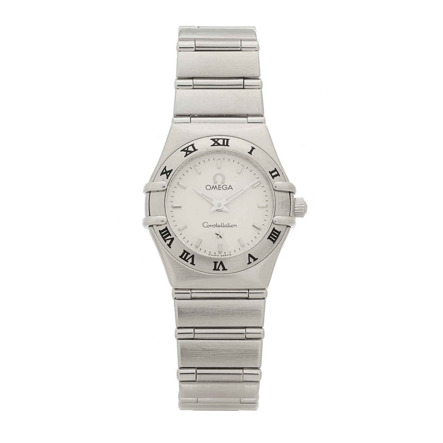 Omega Stainless Steel 22mm Constellation Quartz Watch White 1562.30 1 of 5