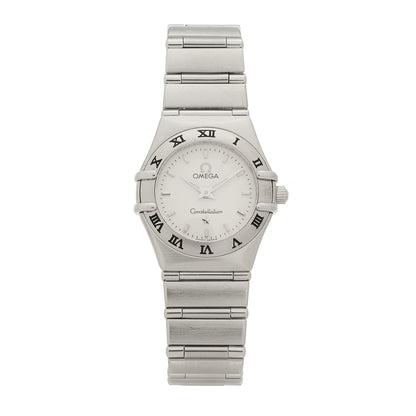 Omega Stainless Steel 22mm Constellation Quartz Watch White 1562.30 1 of 5