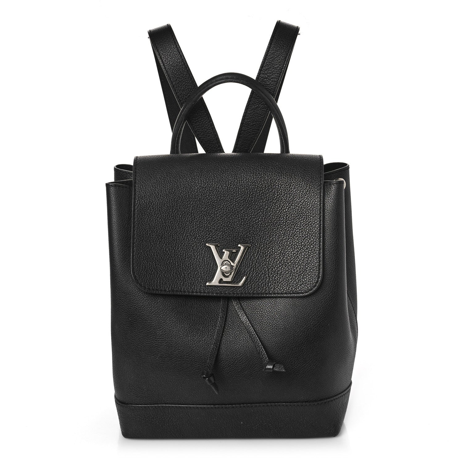 Louis Vuitton Calfskin Lockme Backpack Black 1 of 10